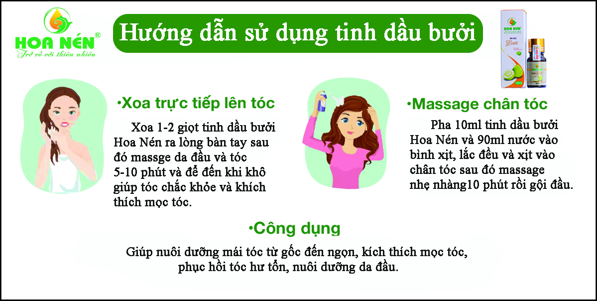 Tinh dầu Bưởi 30ml - Hoa Nén