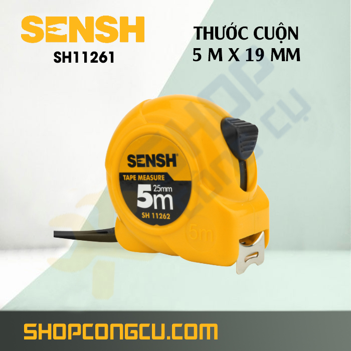 Thước cuộn 5mx19mm Sensh SH11261