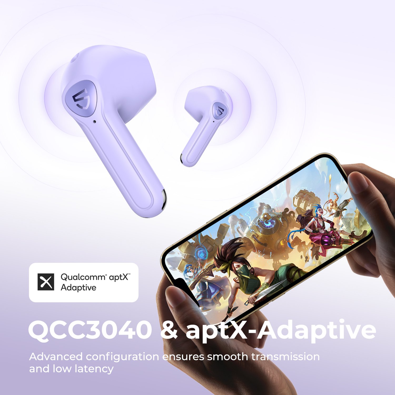 Tai nghe Bluetooth True Wireless Soundpeats Air3 - Hàng chính hãng