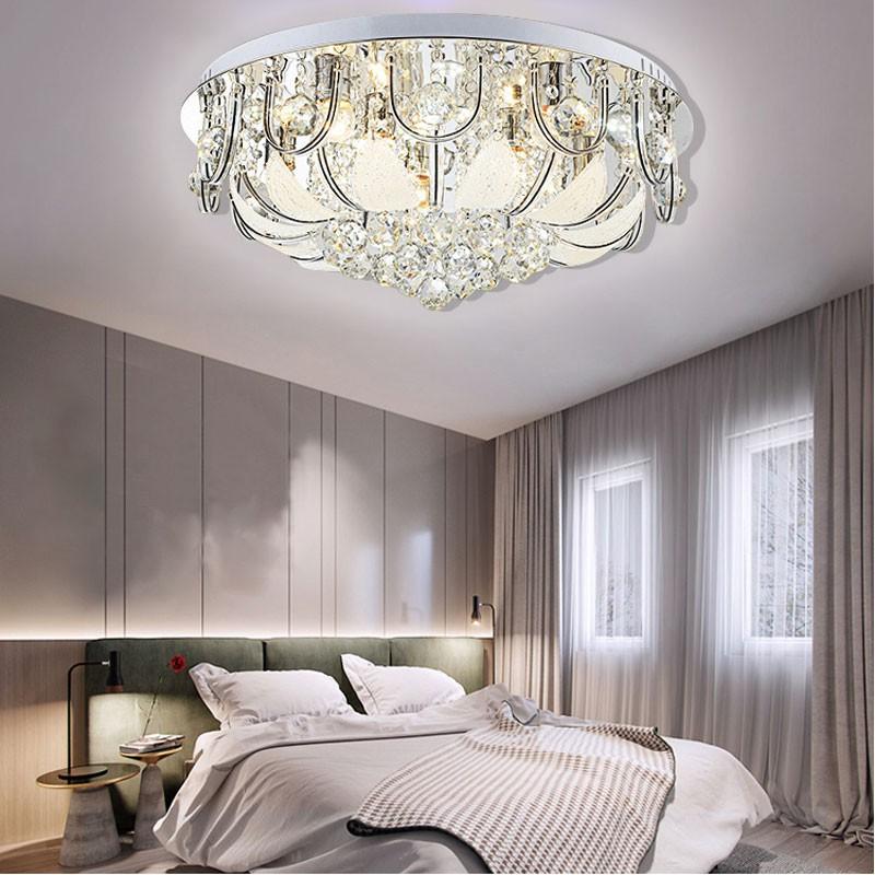 Đèn led ốp trần trang trí phòng khách phòng ngủ hình tròn có 3 chế độ sáng - Mã 50174/
