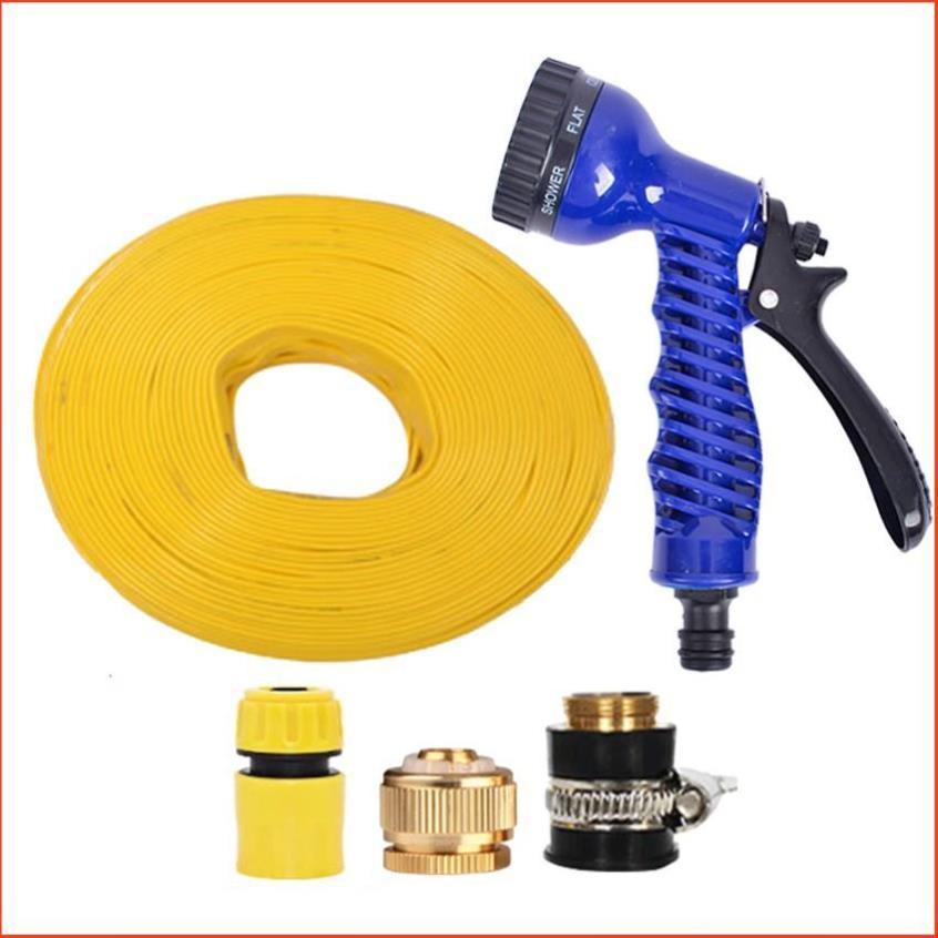 Bộ dây và vòi xịt tăng áp lực nước,rửa xe, tưới cây 7-10m  206843