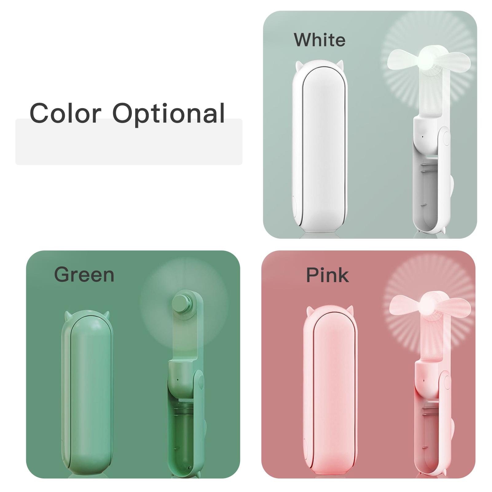 Quạt bỏ túi USB mini di động 2 in 1 với chức năng dự phòng điện