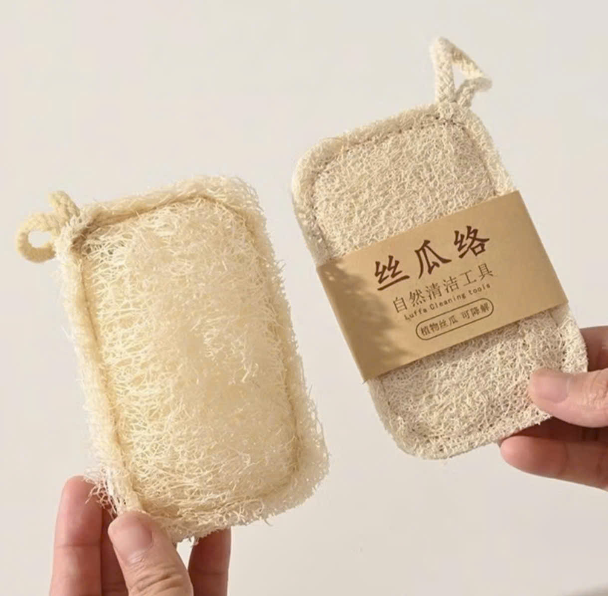 COMBO 5 Miếng Rửa Chén Bát Xơ Mướp, Sơ Mướp Khô Rửa Bát, Chà Xoong Nồi, Mút Rửa Chén