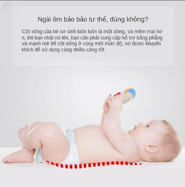 Cao cấp -Bộ Tựa Bé Bú , Ru Ngủ MAMA XPE (0-8M)