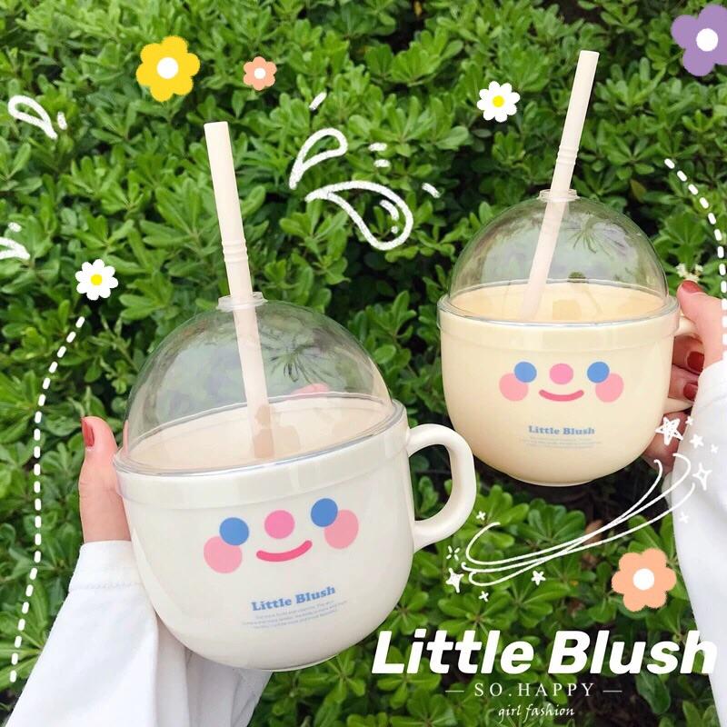 500Ml Kawaii Bát Nước Bằng Nhựa Có Ống Hút Dễ Thương Di Động Ăn Sáng Nước Sữa Cốc Tập Uống Cho Bé Gái Trẻ Em Quà Tặng không Chứa BPA