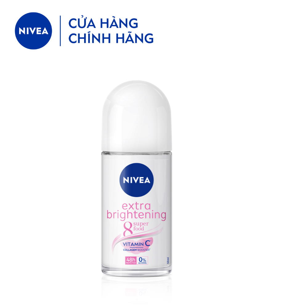 Lăn Ngăn Mùi NIVEA Extra Whitening Trắng Mịn Mờ Vết Thâm - 83747