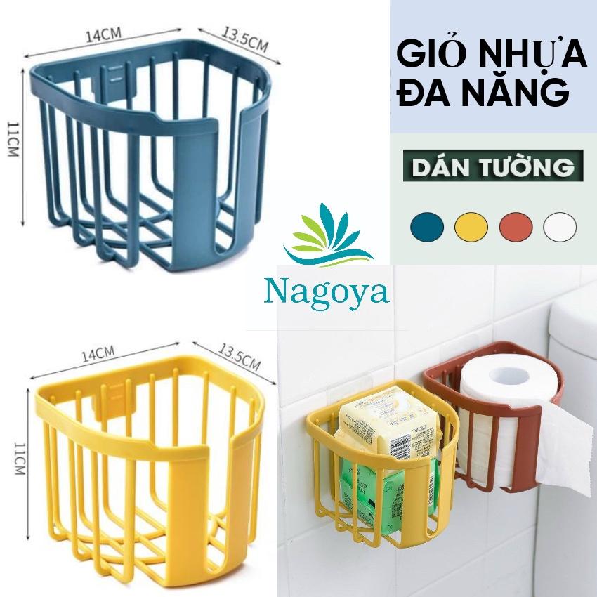 Giỏ Nhựa Đa Năng , Giỏ Đựng Cuộn Giấy Vệ Sinh, Dụng Cụ Rửa Bát Gắn Tường Tiện Dụng