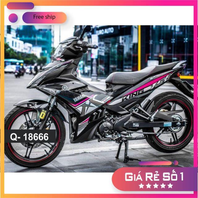 Tem rời dành cho xe Mxking dán xe đen Tem chế tem rời dành cho xe