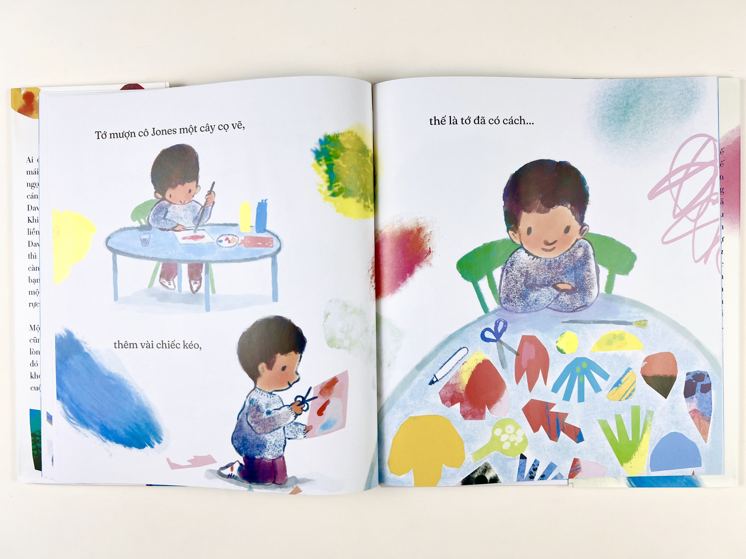 Sách cậu bé có mái tóc nở hoa - Crabit Kidbooks - Bìa cứng