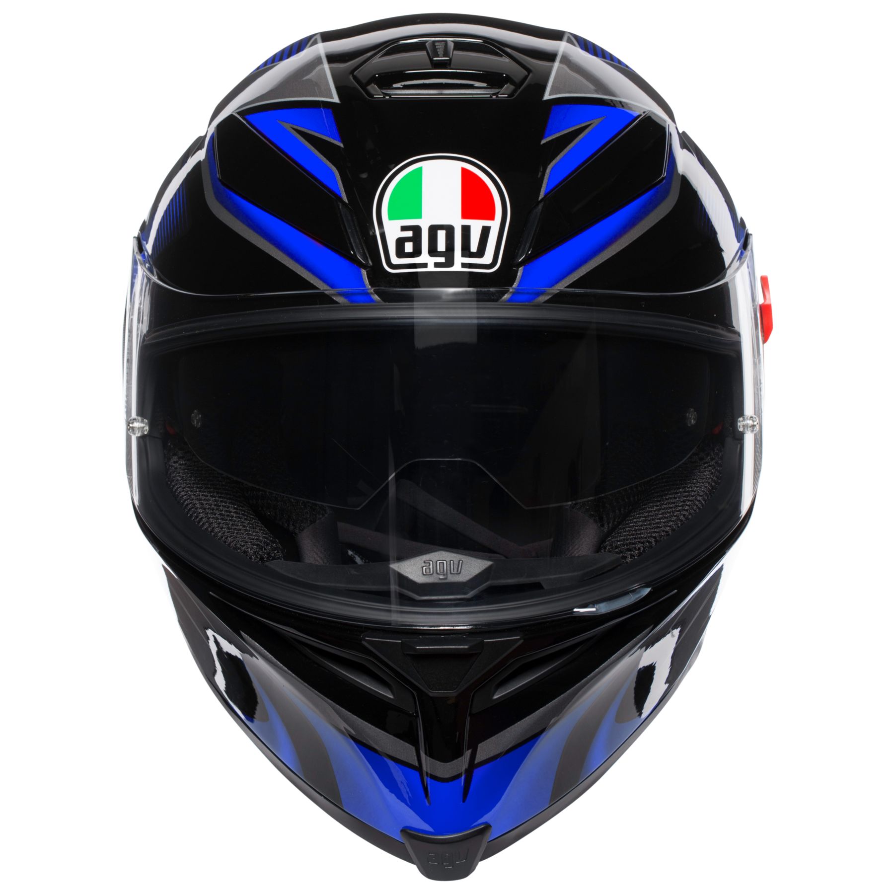 Nón Bảo Hiểm Fullface - AGV K-5 S HURRICANE 2.0 BLACK/BLUE - Hàng Nhập Khẩu Thương Hiệu Ý