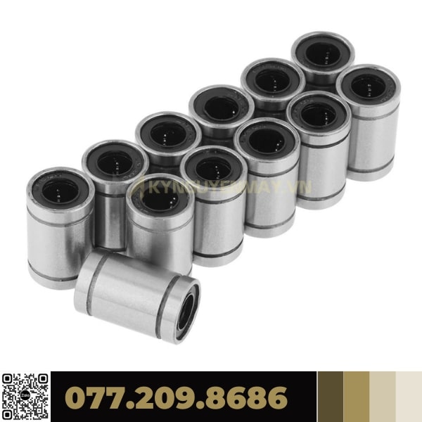 Con Trượt LM35UU, LM40UU, LM50UU, LM60UU, Bạc Trượt LMUU, Con Trượt Tròn LM UU, Chất Liệu Thép Chịu Lực Không Gỉ