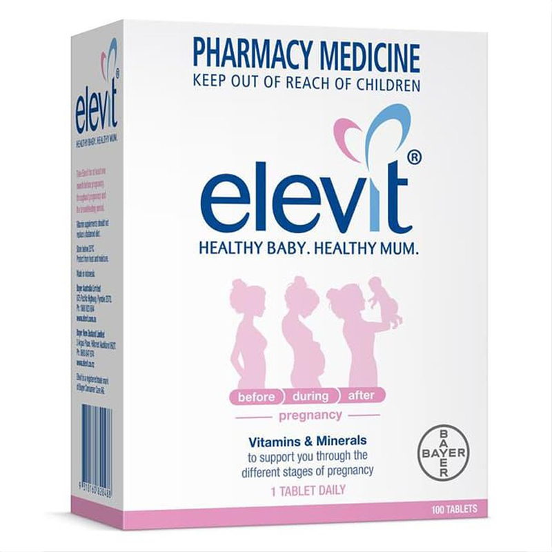 Vitamin tổng hợp Elevit cho bà bầu & sau sinh (100 viên/hộp)