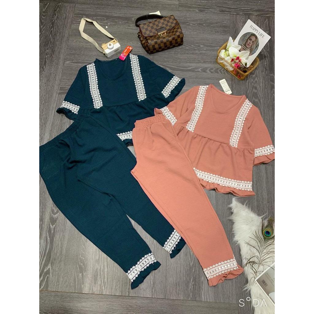 SET BỘ THỜI TRANG ĐŨI BABYDOLL MẶC NHÀ-