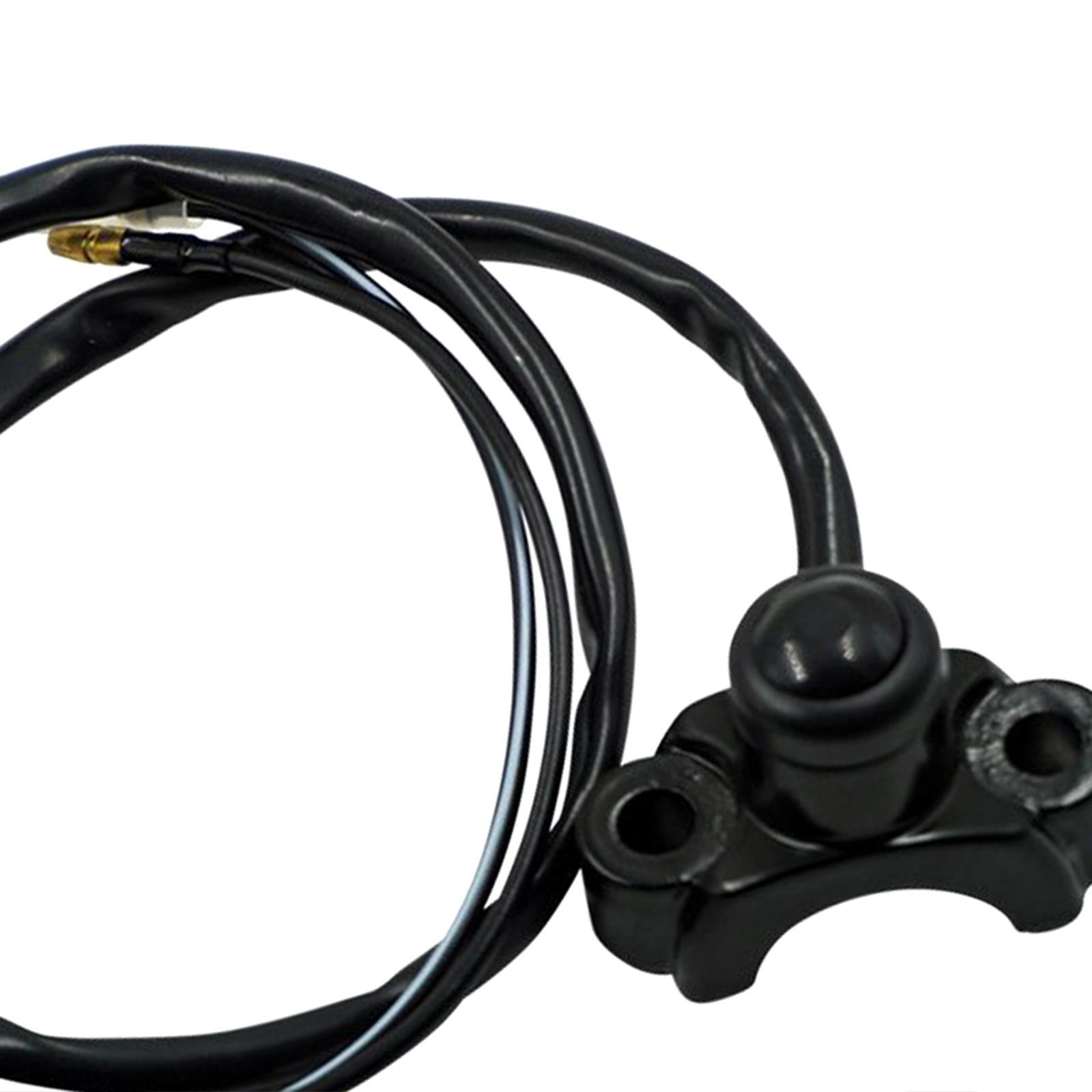 Universal Motorcycle Handlebar Switch for Motorbike Light Bar ATV Black