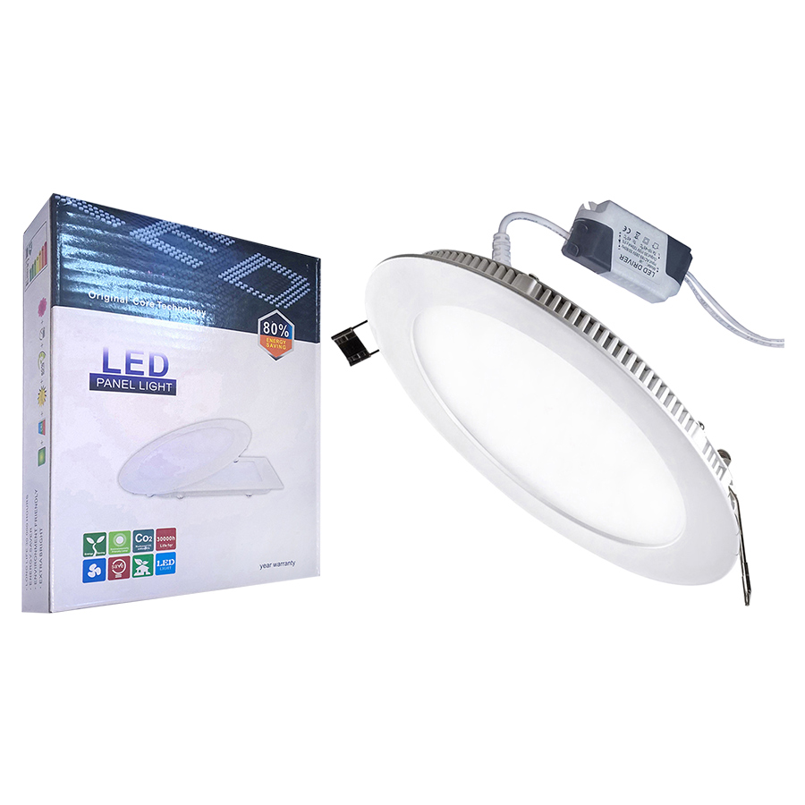 Đèn LED Âm Trần Tròn Downlight Siêu Mỏng Sáng Trắng Posson LP-Ri12 - Ánh Sáng Trắng