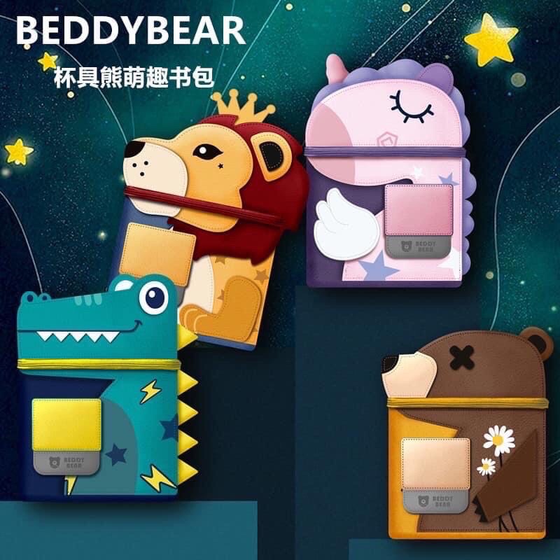 Balo Chống Gù Lớp 1-3 BEDDYBEAR Bé Gái Họa Tiết Kỳ Lân BJX-MQ-KYLAN - Hàng Chính Hãng