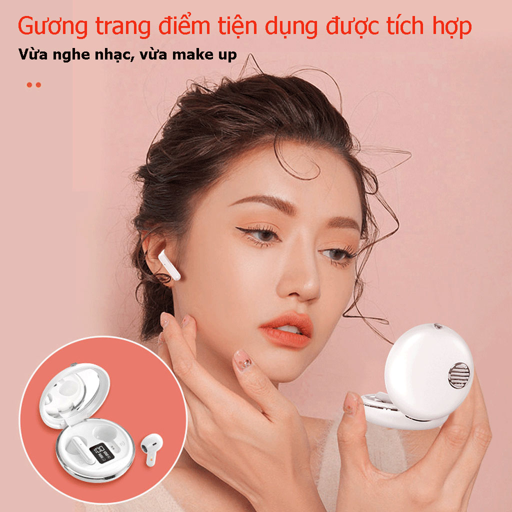 Tai Nghe True Wireless Smart Touch Bluetooth V5.3 Air-S28 Điều Khiển Cảm Ứng MICRO HD Chống Ồn Dành Cho SMARTPHONES - Hàng chính hãng/ Hàng nhập khẩu