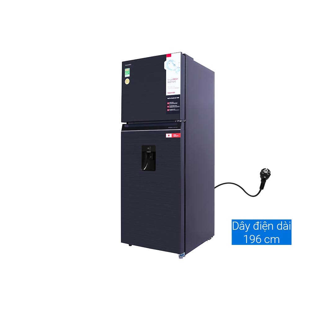 Tủ lạnh Inverter Toshiba 311 lít GR-RT395WE-PMV(06)MG-Hàng chính hãng