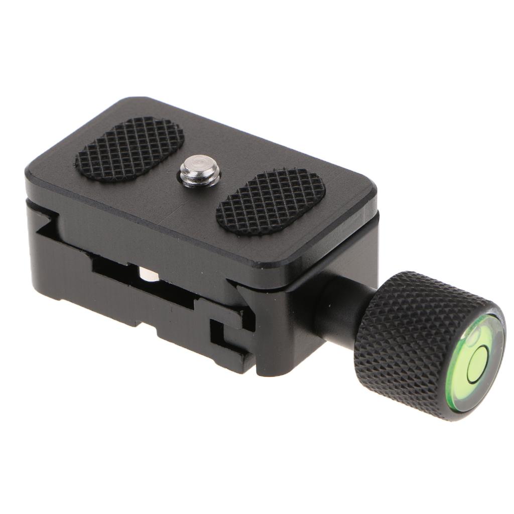 K30 Clamp+1/4'' Mount Quick Release Plate 30mm For Benro Arca Swiss Tripod - Black