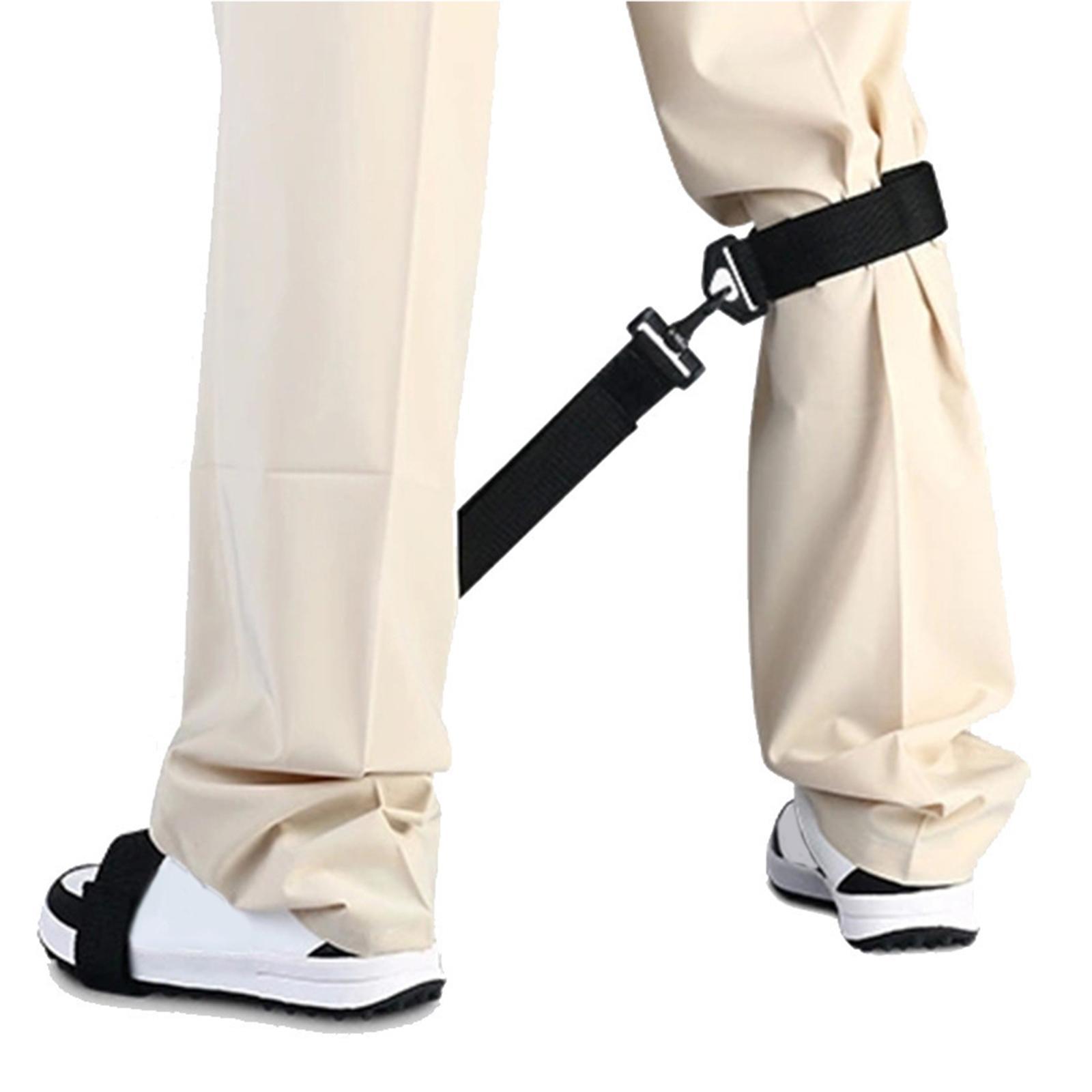 Golf Swing Trainer Golf Swing Training Aid Motion Posture Correction Leg Belt for Golf Beginner Swing Trainer Correcting Tools