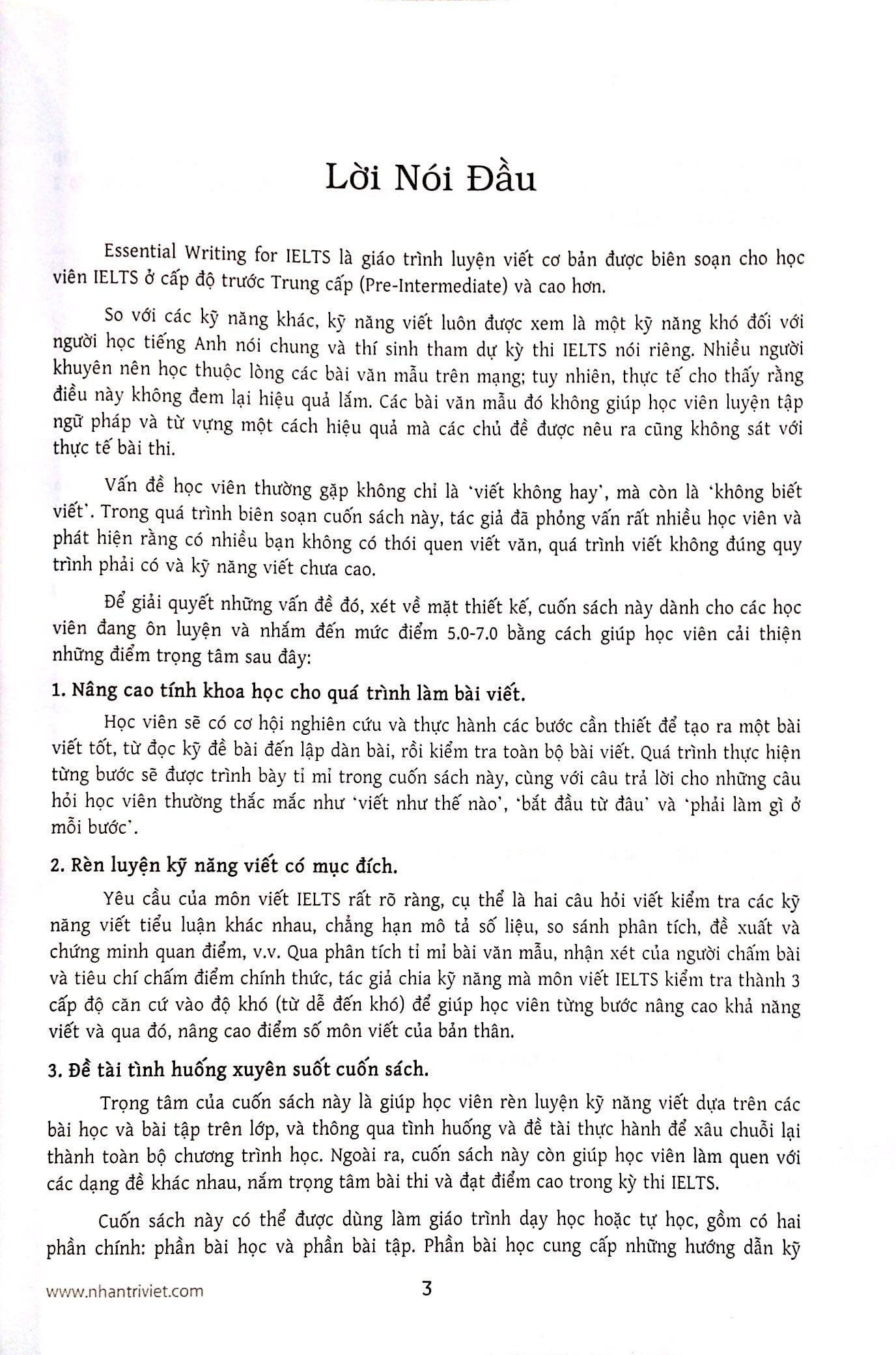 Essential Writing For IELTS