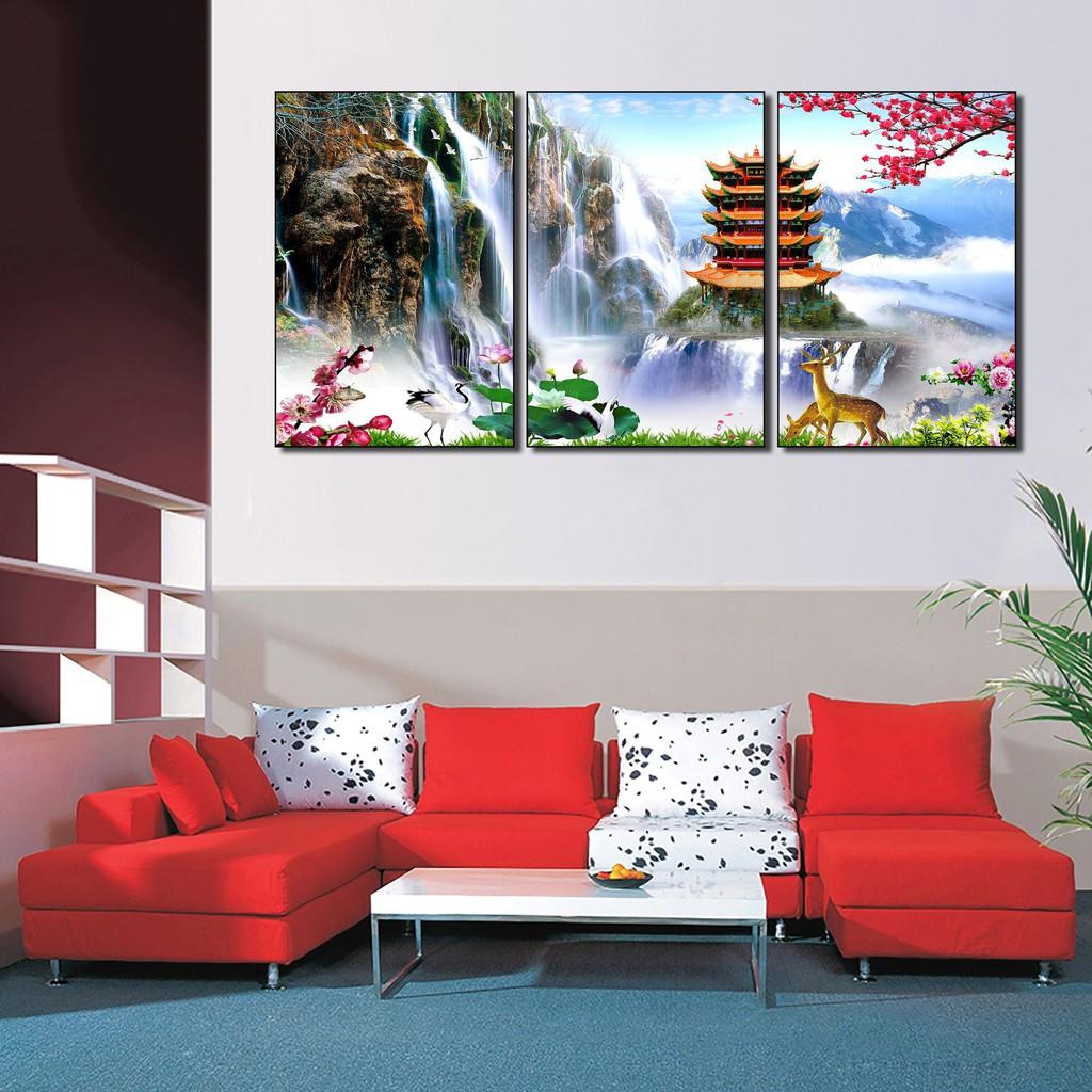 Tranh phong cảnh - tranh 3D phong thủy treo tường đẹp