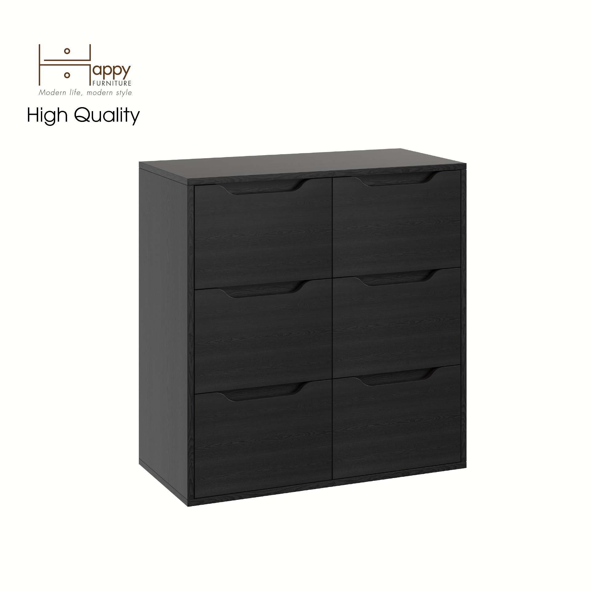 [Happy Home Furniture] ALEE, Tủ đựng đồ 6 ngăn kéo ,  80cm x 38cm x 82cm ( DxRxC), THK_035
