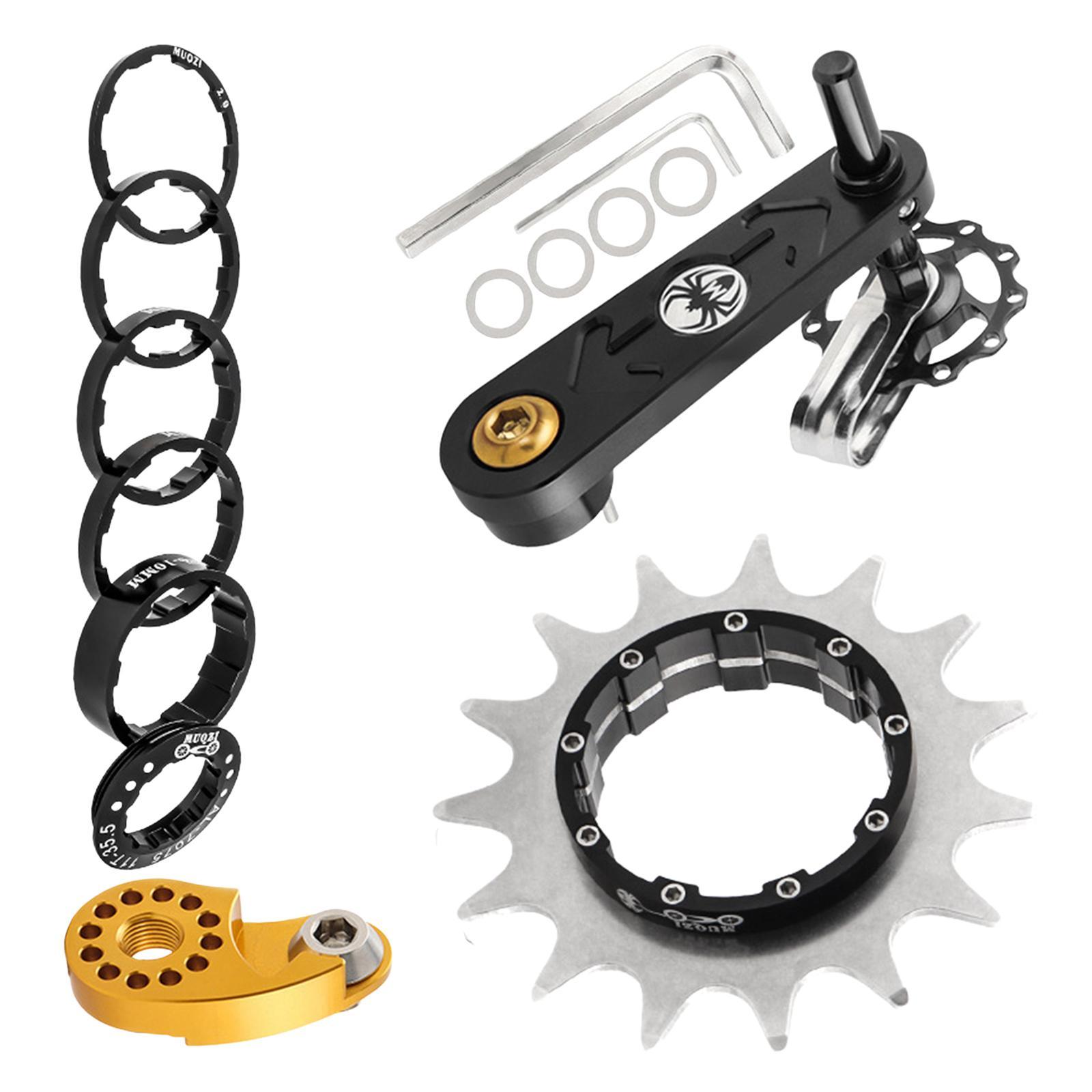 Mountain Bike Single Speed Conversion Chain Tensioner Portable Wrench Regulator Single Speed Cassette Repair Cycling Accessories