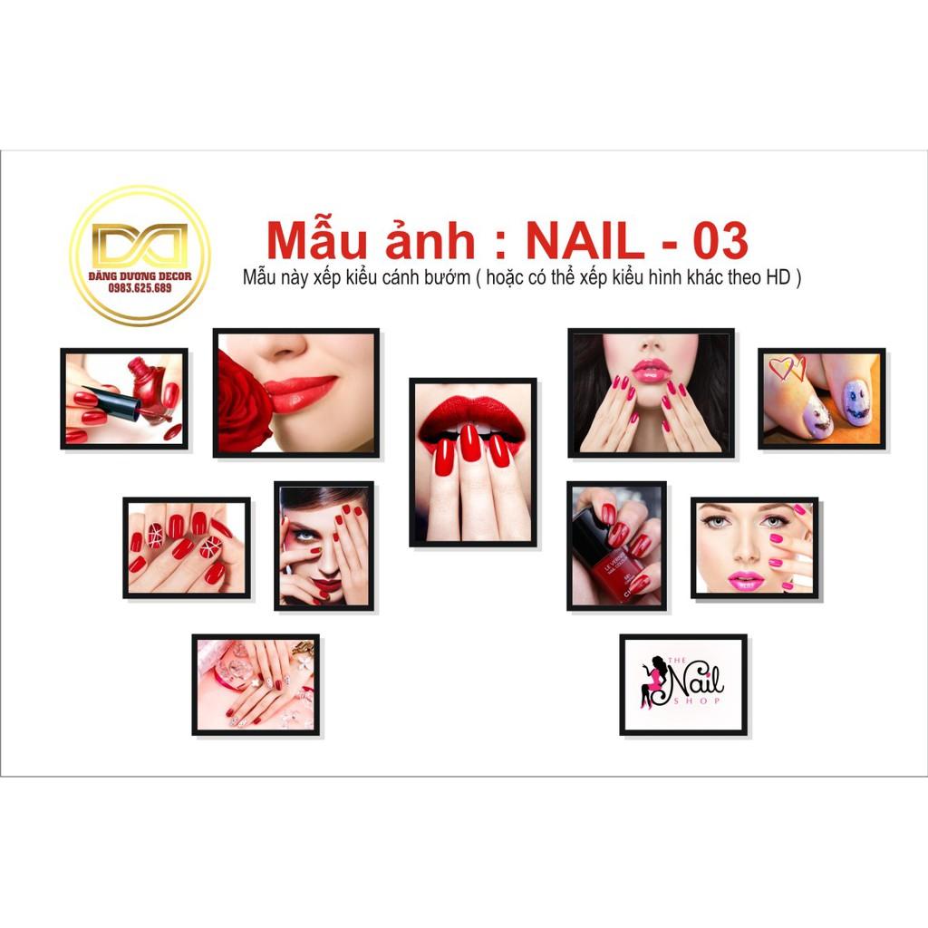 Bộ tranh trang trí Nail - Spa - Thẩm mỹ - Mẫu đa dạng - Dễ lắp đặt - Sang chảnh.