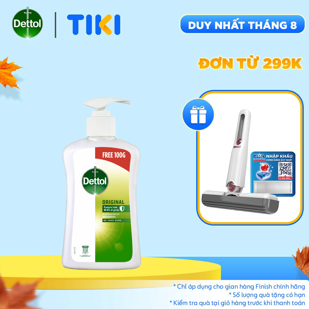 Nước rửa tay diệt khuẩn Dettol - Chai 500g