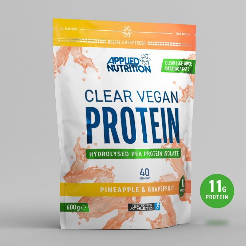 Applied Nutrition Vegan Clear Protein Hydrolyzed Vị Trái Cây Tăng Cơ Bắp Thuần Chay 600 Grams
