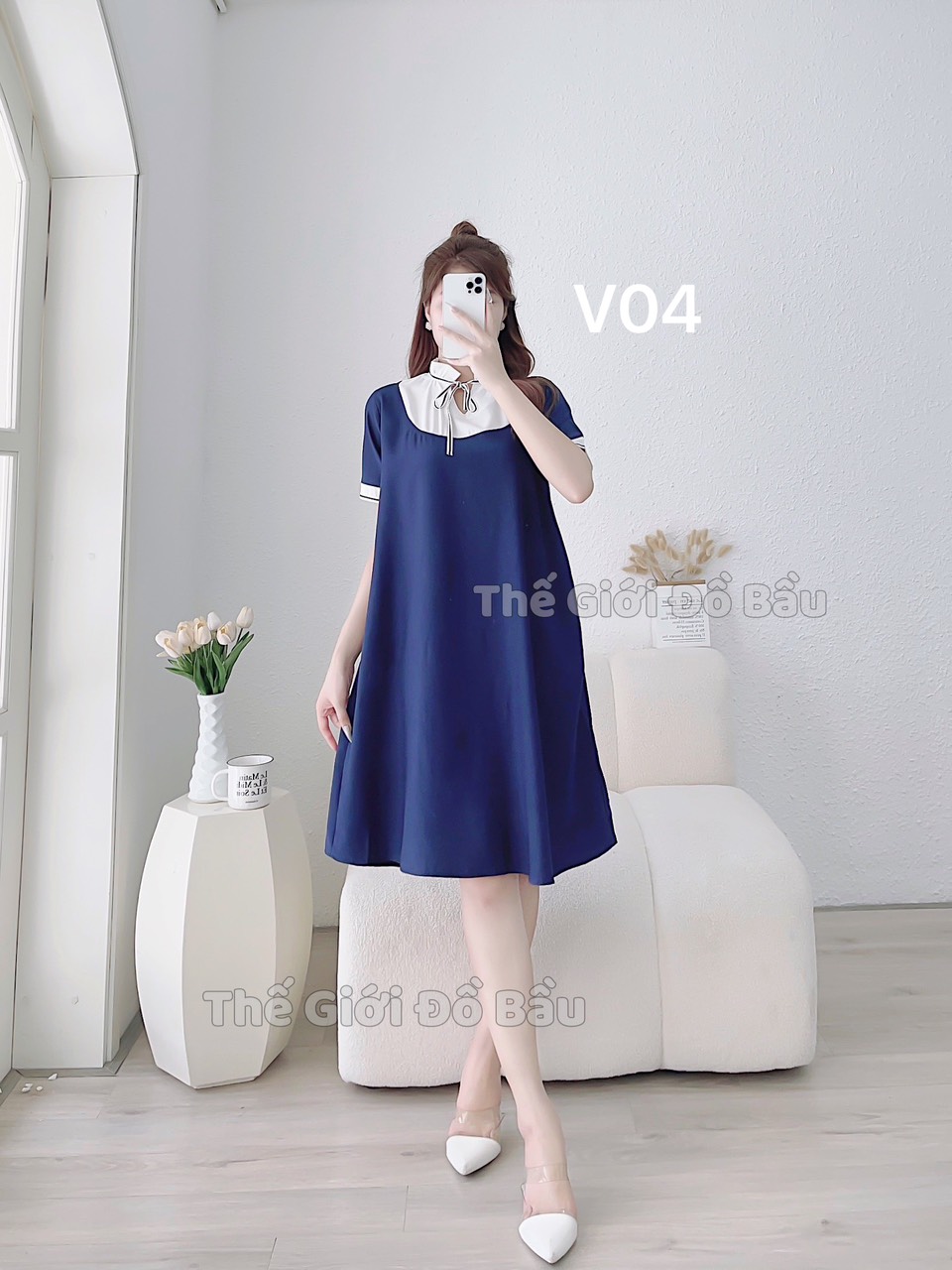 váy bầu thiết kế v04