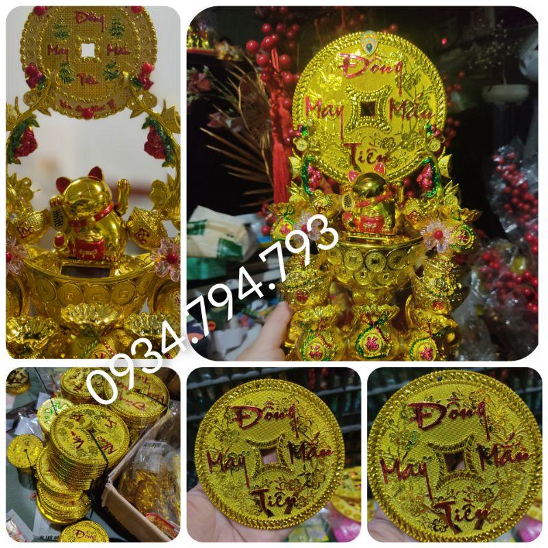 Đồng tiền lớn 10cm -15cm phụ kiện trang trí Tết