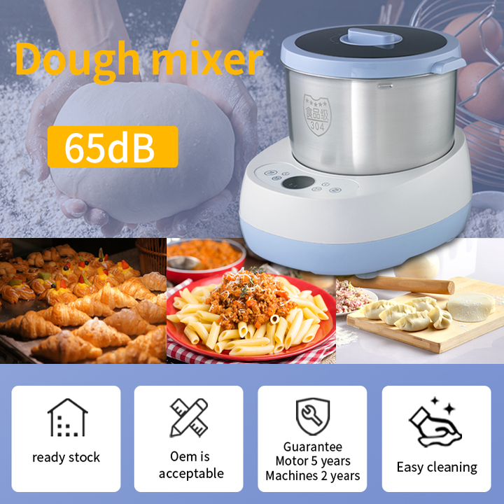 Máy nhào, trộn bột cao cấp F8, dung tích 5 lít, công suất 230W