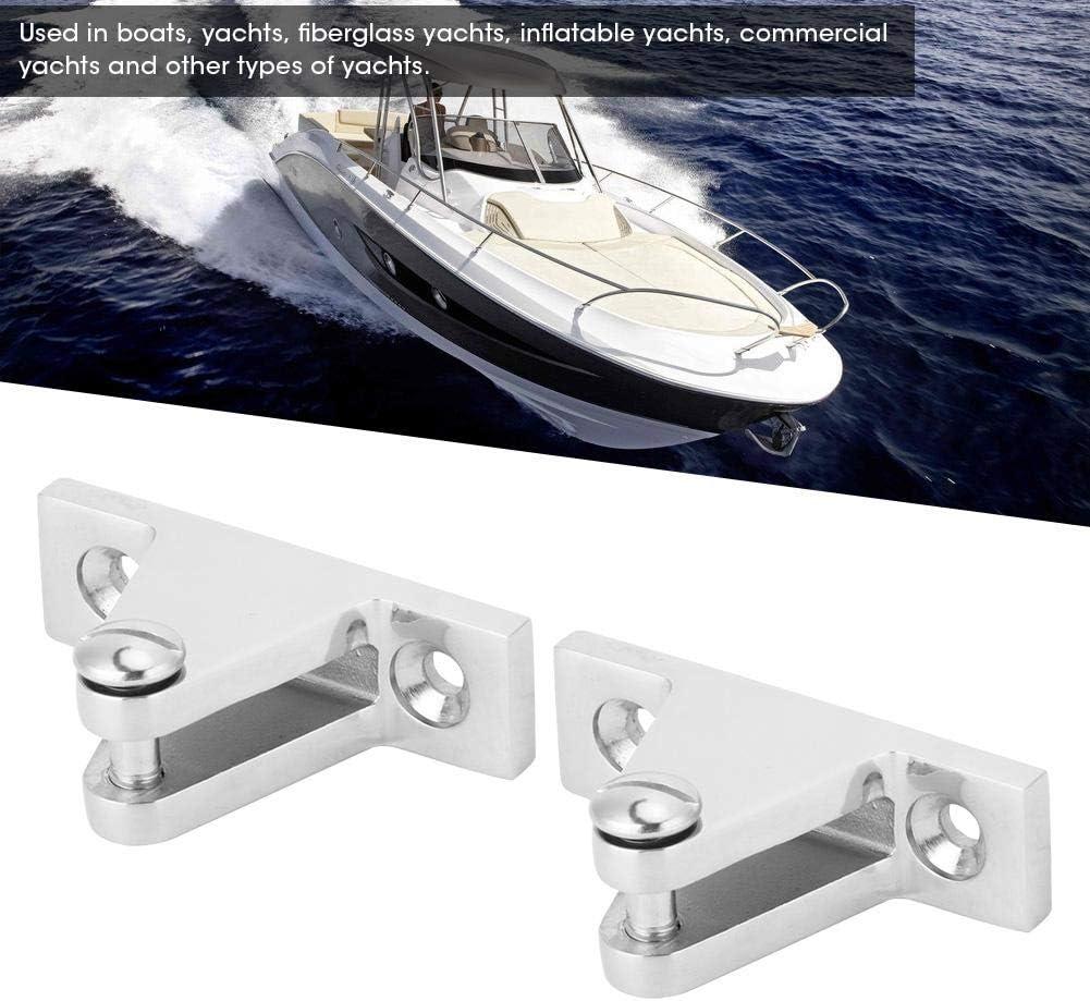 2 Chiếc Thuyền Bản Lề Chân Đế Mềm Hình Núi Bàn Đạp Bản Lề Pin Thuyền Gắn Sàn Tàu Phần Cứng