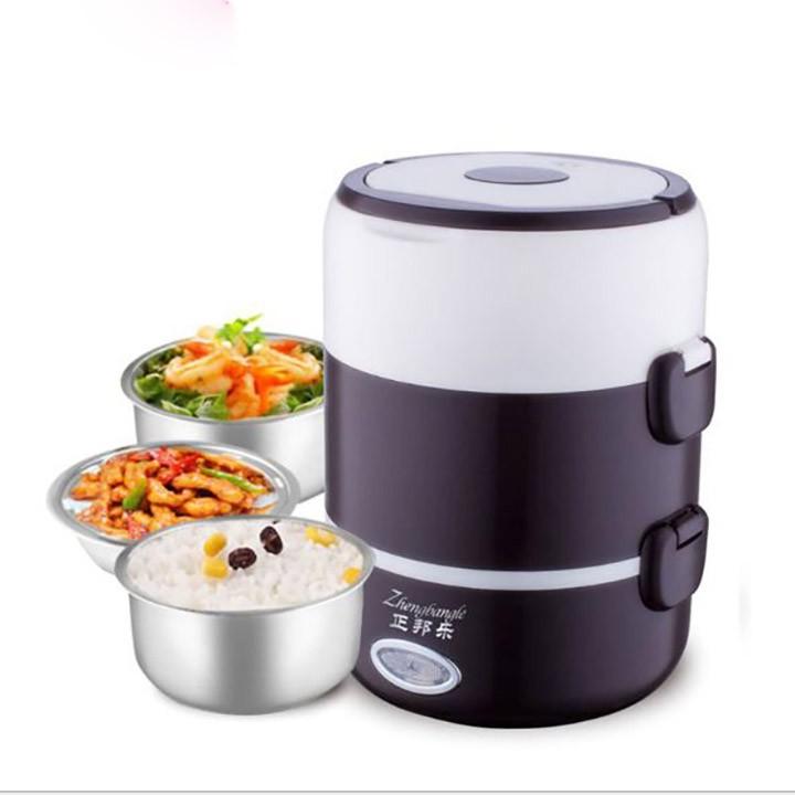 Hộp Cơm 3 Tầng Inox Hâm Nóng Thức Ăn Tiện Lợi