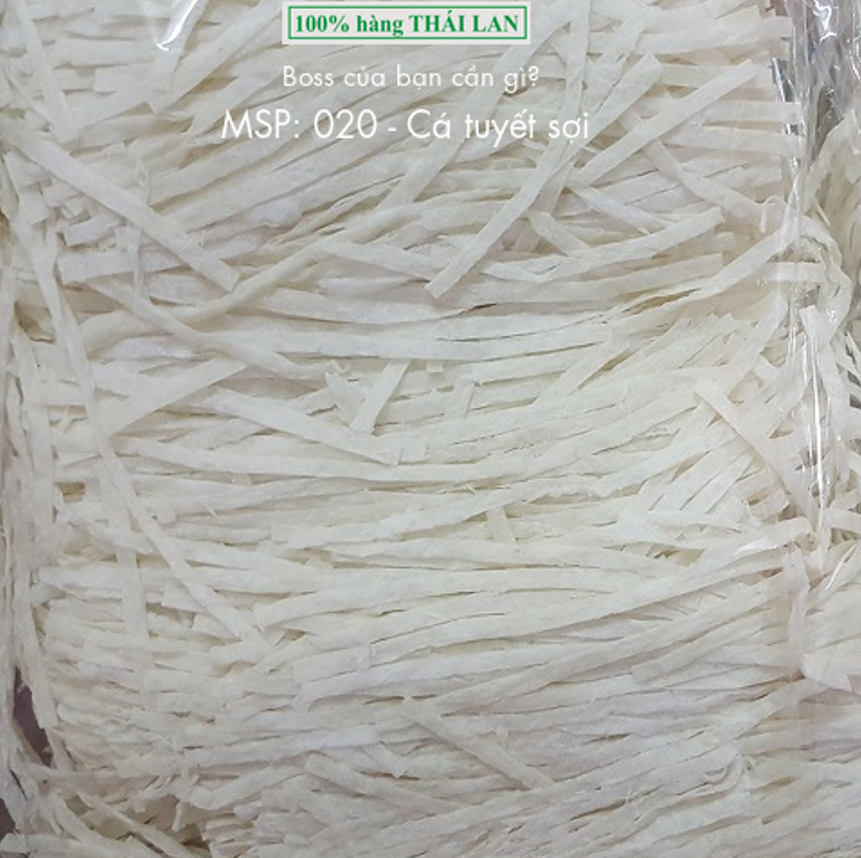 Túi 50gr cá tuyết sợi cho hamster