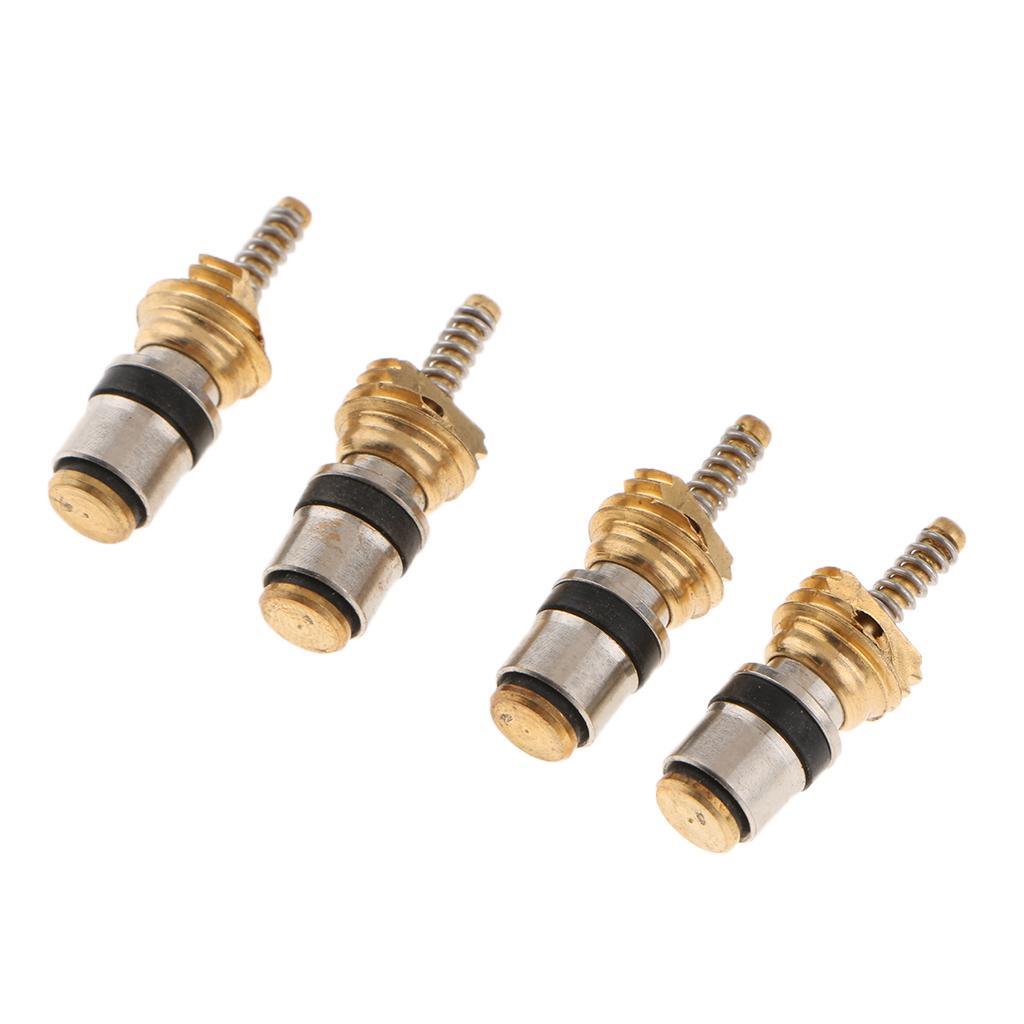 4pcs Air Conditioning AC High Pressure Valve Stem Cores For