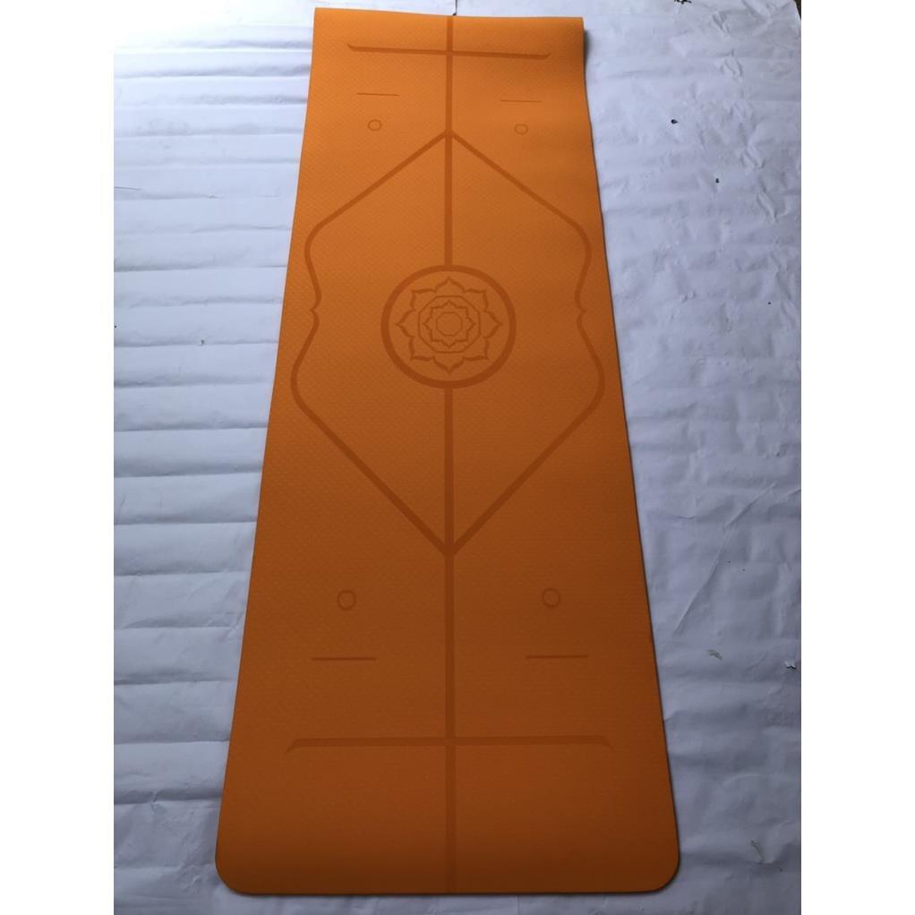 Thảm yoga 8mm TPE định tuyến-Hoa văn ngẫu nhiên KHỞI NGUYÊN SPORT