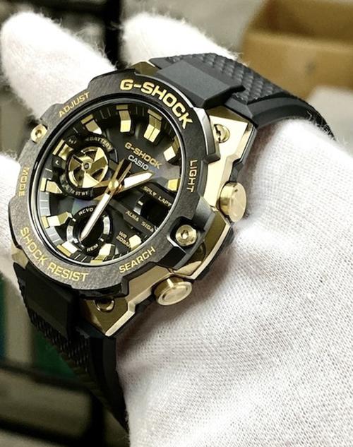 Đồng Hồ Nam Dây Nhựa Casio G-Shock GST-B400GB-1A9DR Bluetooth | Năng Lượng Mặt Trời | Lõi Carbon | GST-B400GB-1A9