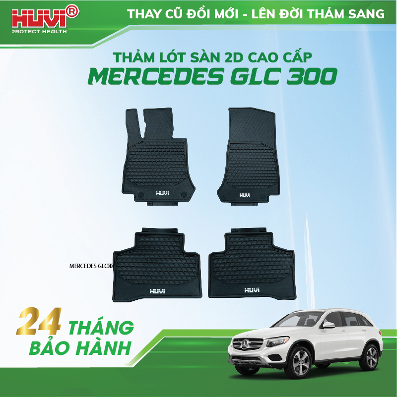 Thảm lót sàn ô tô Mercedes GLC 300 không mùi, không ẩm mốc, ngăn bụi bẩn