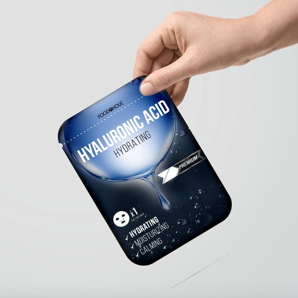 Combo 10 Mặt Nạ Hyaluronic Acid Cấp Ẩm Đa Tầng Foodaholic Hyaluronic Acid Hydrating Mask 23ml