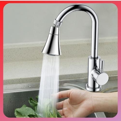 Đầu lối tăng áp vòi rửa chén bát, xoay 360 độ