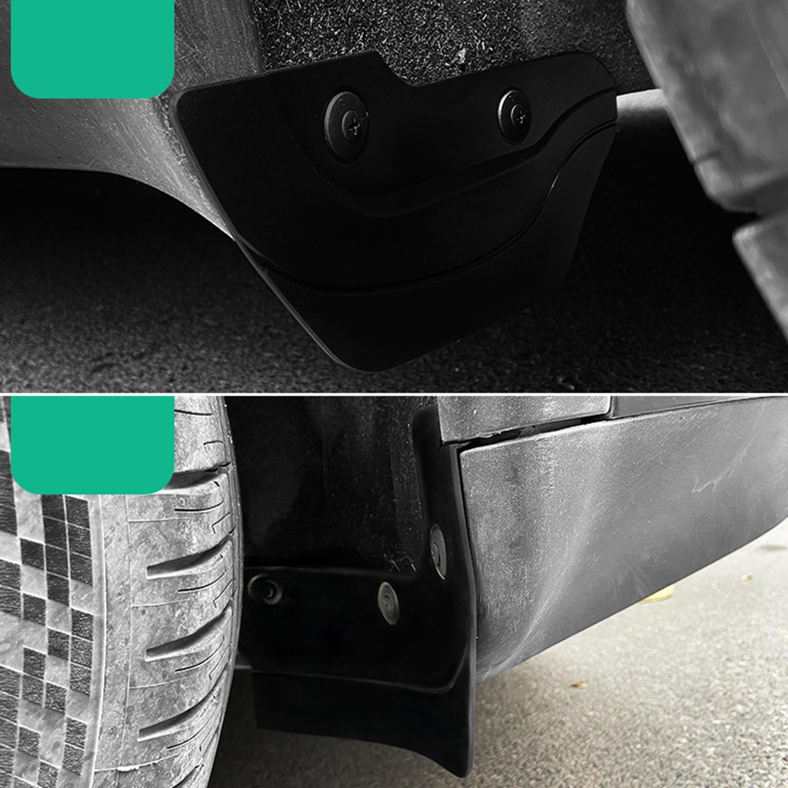 Car Mud Flaps  Guards Sediment Protection Replace Parts Mudguard Tire Protector for Model  Installation