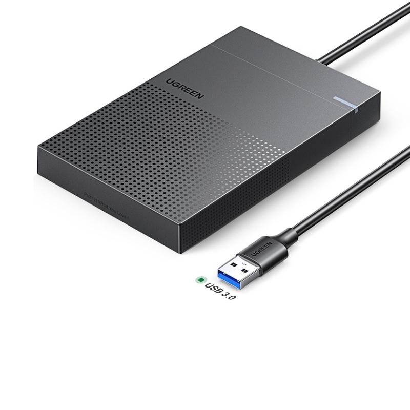 Ugreen UG30725CM471TK USB 3.0 hộp đựng ssd + ổ cứng 2.5Inch kèm cáp micro B - HÀNG CHÍNH HÃNG