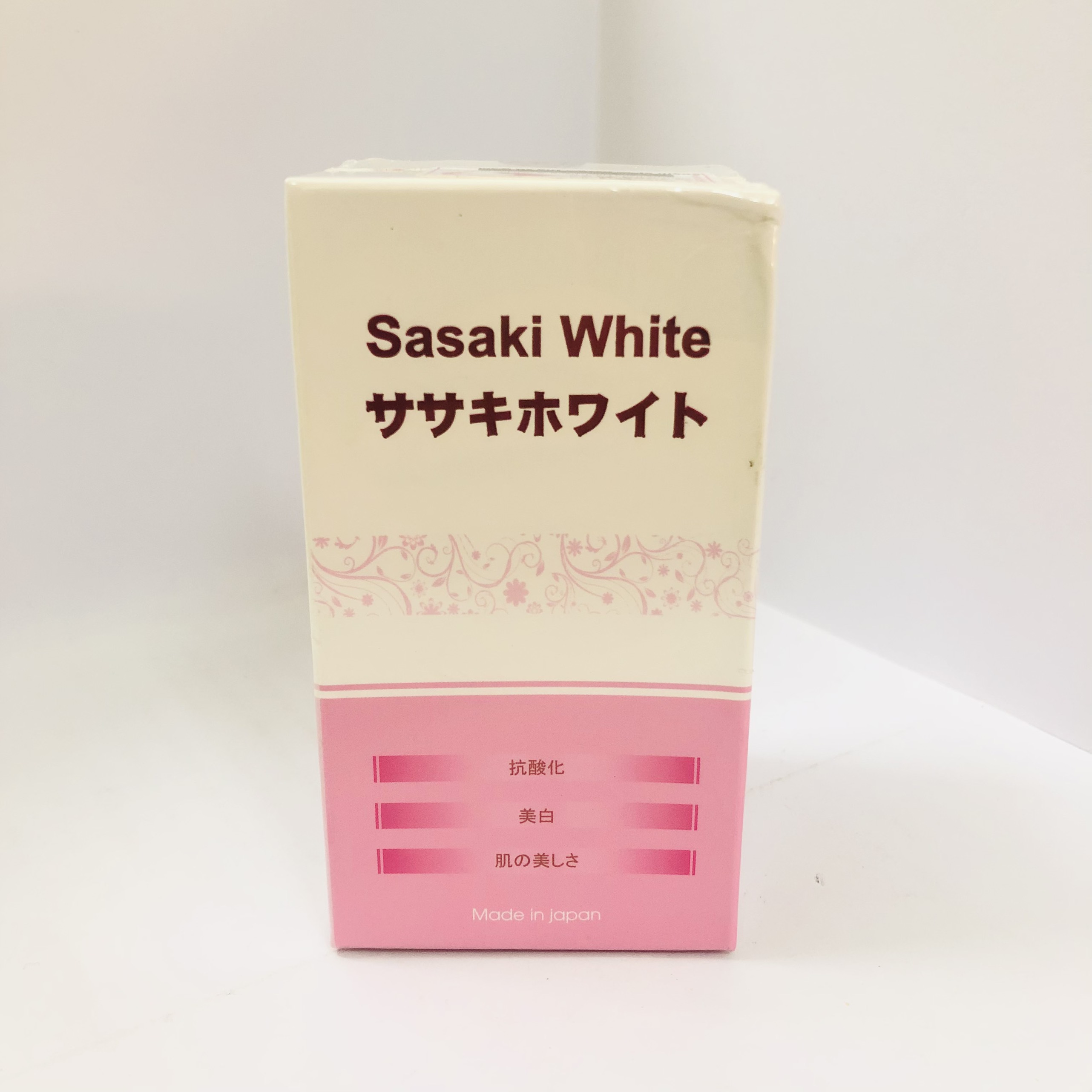 Sasaki White hoạt chất glutathion giúp làm sáng da và đẹp da từ bên trong (Hộp 60 viên)