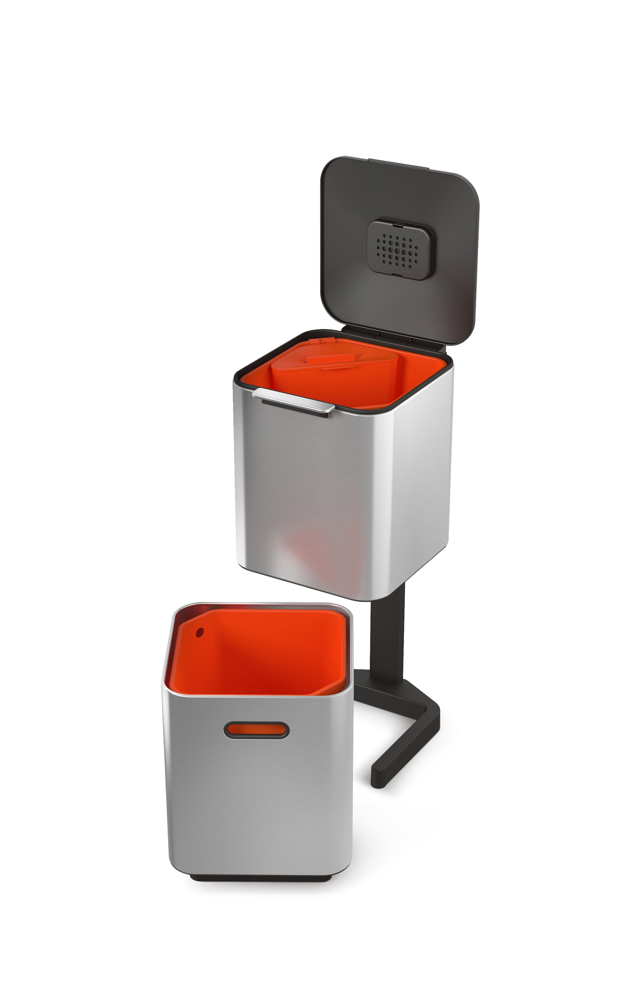 Joseph Joseph - Thùng rác 2 ngăn cao cấp Totem Compact 40L Waste &amp; Recycling Bin 001044