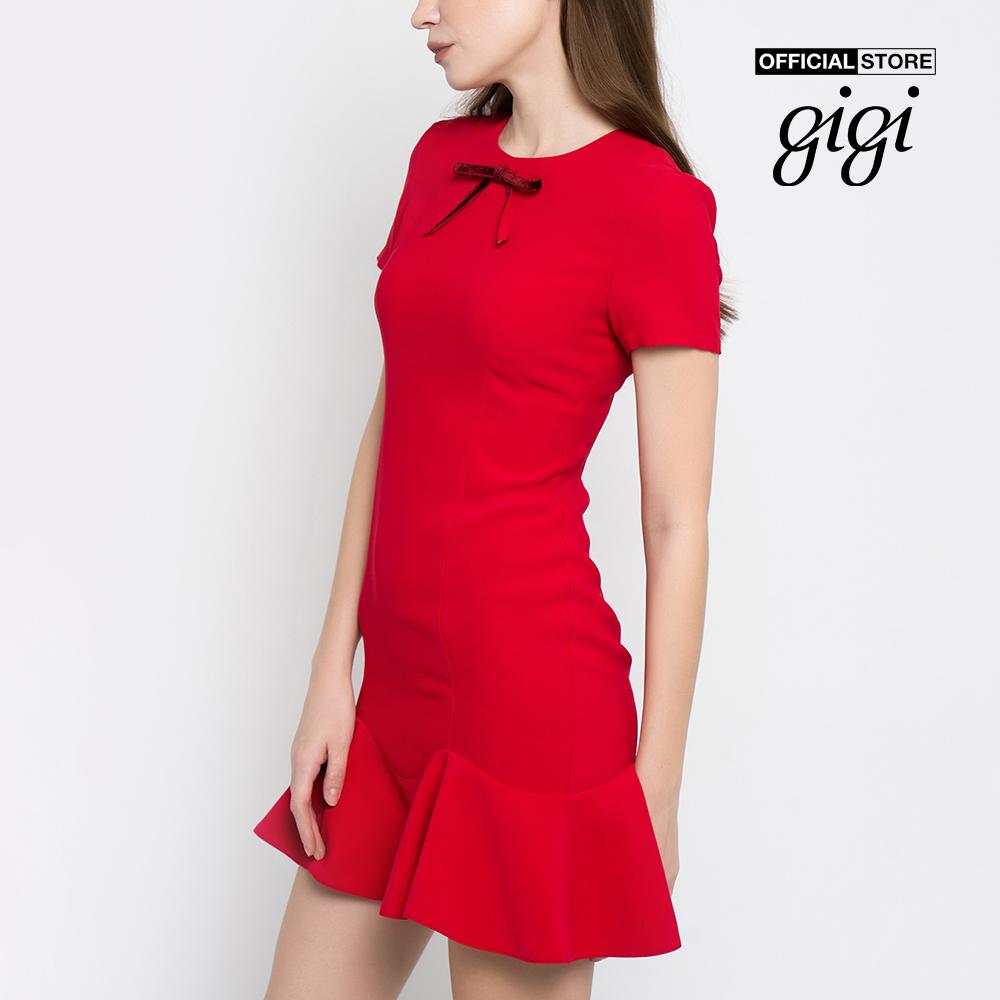 GIGI - Đầm mini đuôi cá Peplum Hemline G2101D221238