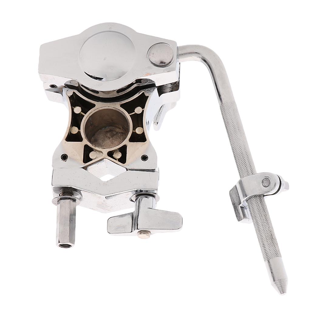 DIY Tom Tom Holder Support Stand Drum Accessory TH-04 Silver