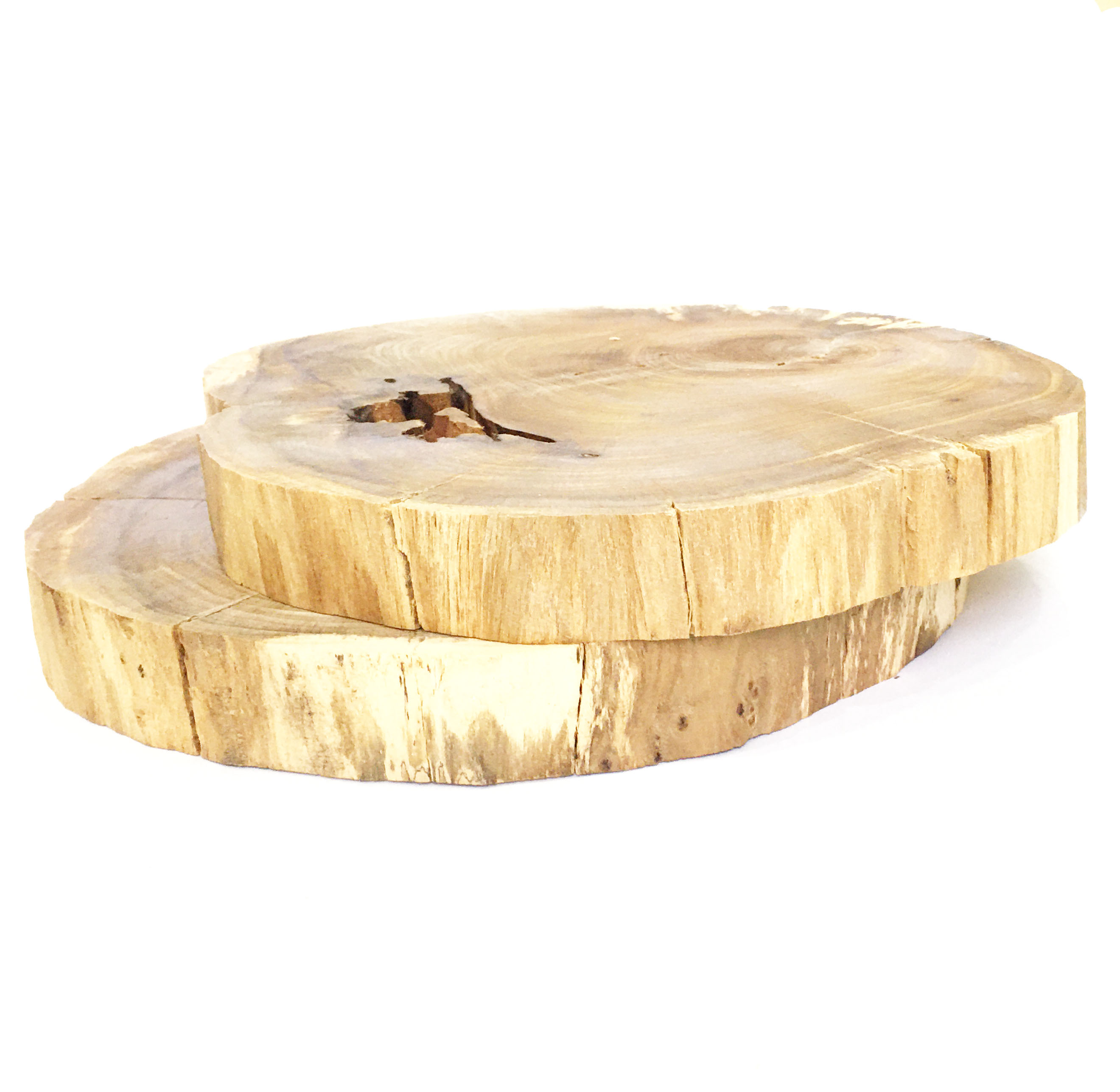 Khoanh gỗ lũa dùng trang trí, decor vintage, chụp ảnh KT 18-25cm